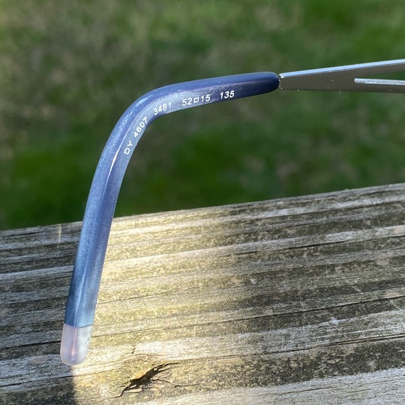 DKNY blue glasses frames rectangular 52[]15 135 DY4607 - Picture 5 of 9